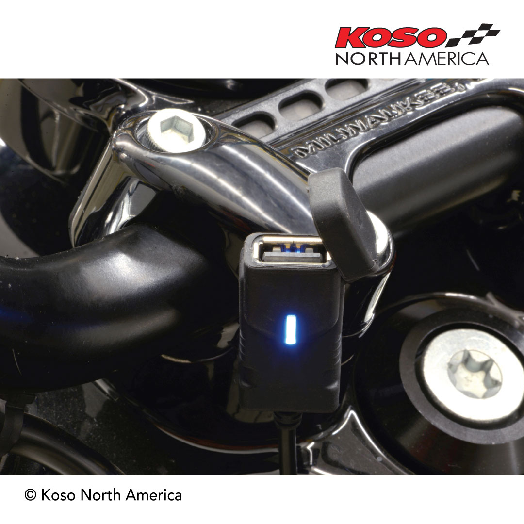 Koso USB Port Single presa USB moto universale 12V
