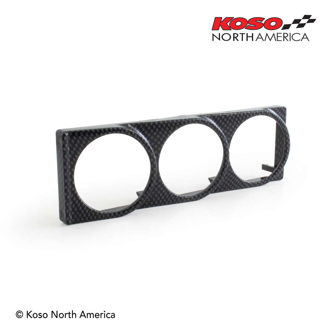 Koso Console Carbon Look supporto 2 pollici carbonio