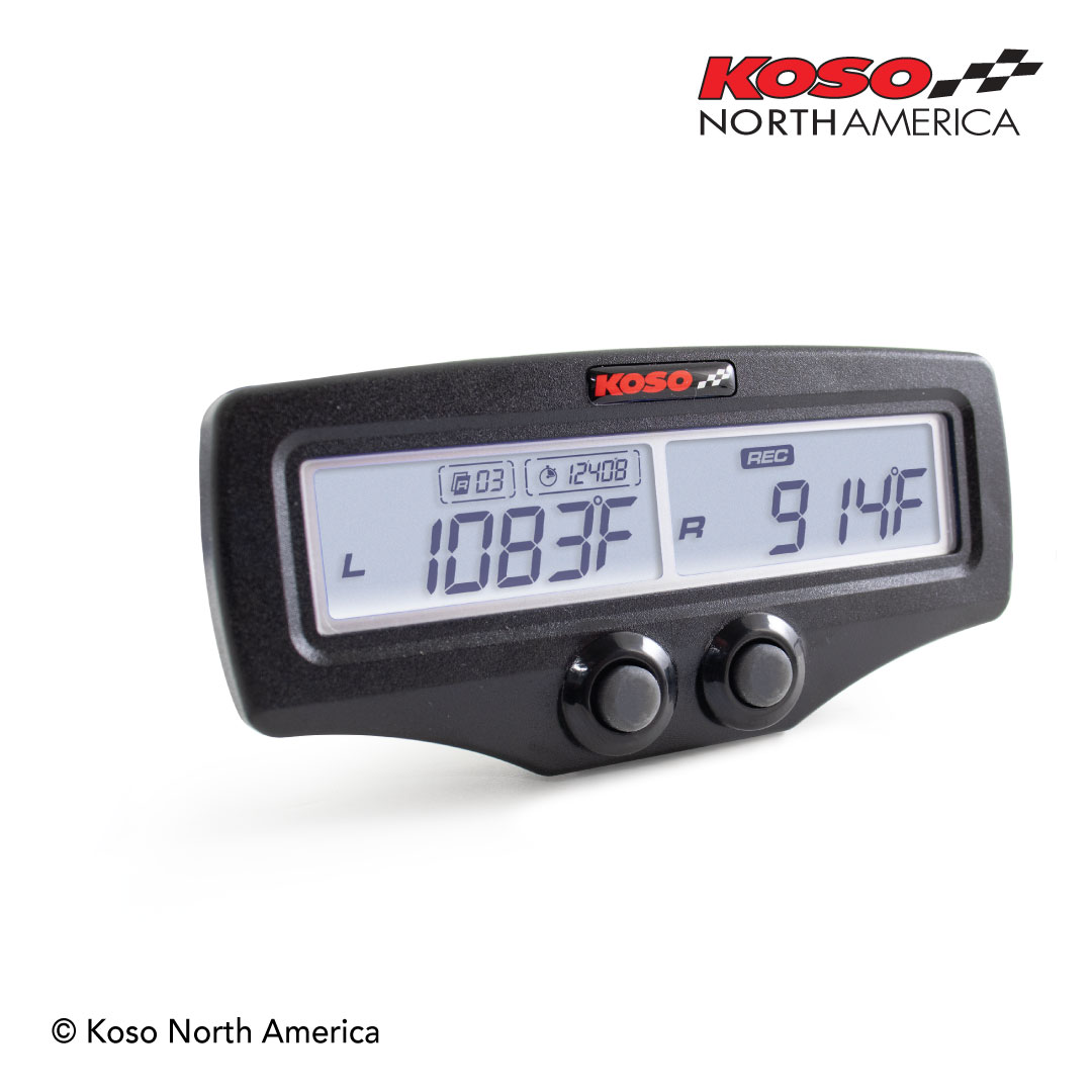 Koso EGT-02 EVO misuratore temperatura scarico doppio