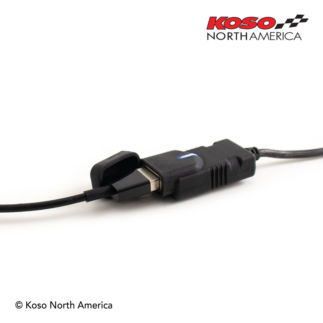 Koso USB Port Single presa USB moto universale 12V