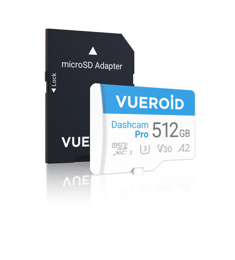 Vueroid Scheda di Memoria 512GB per Dash Cam