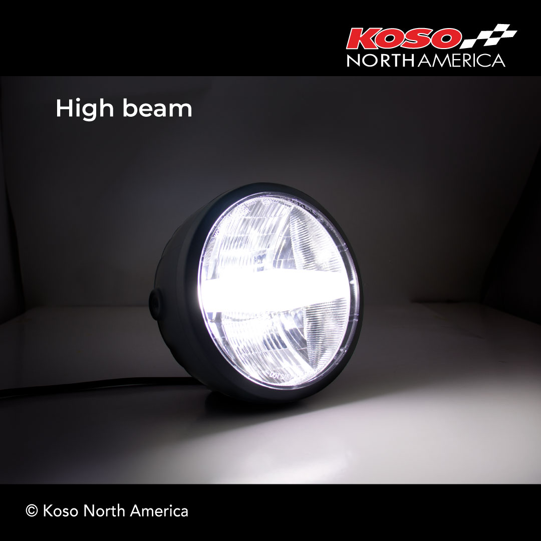 Koso GH-01 faro LED moto universale omologato DOT