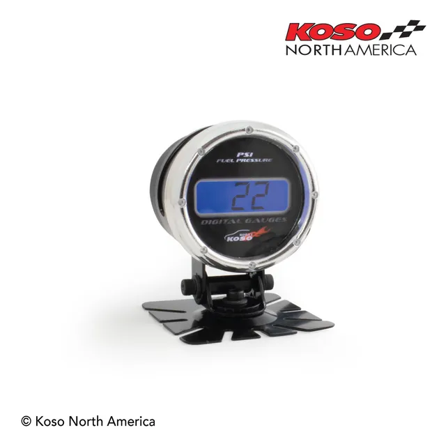 Koso Fuel Pressure Meter manometro benzina 0-100 PSI auto