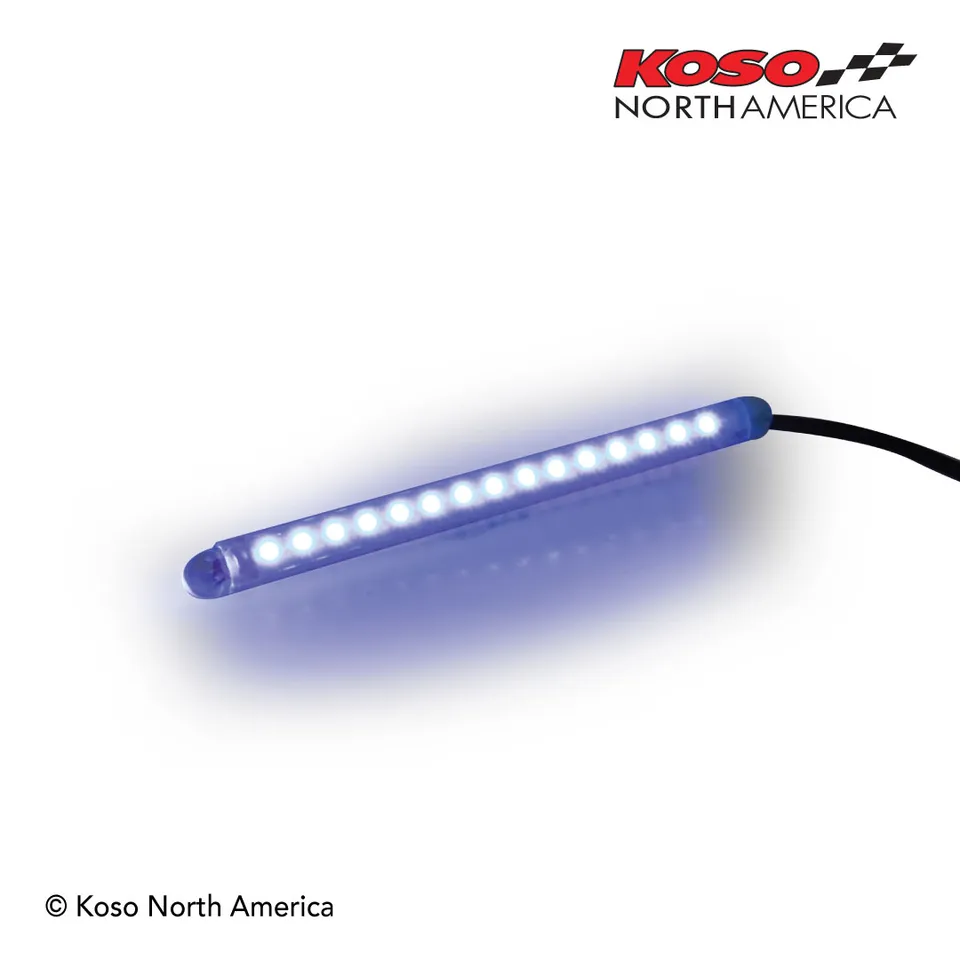 Koso 114 mm barra LED blu impermeabile