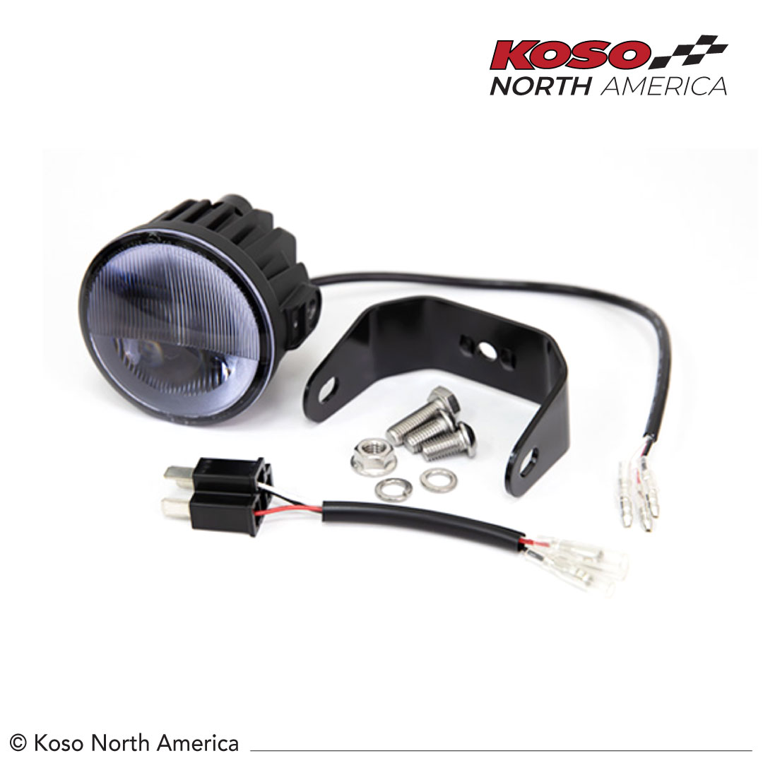 Koso Storm faro LED anteriore doppia funzione universale