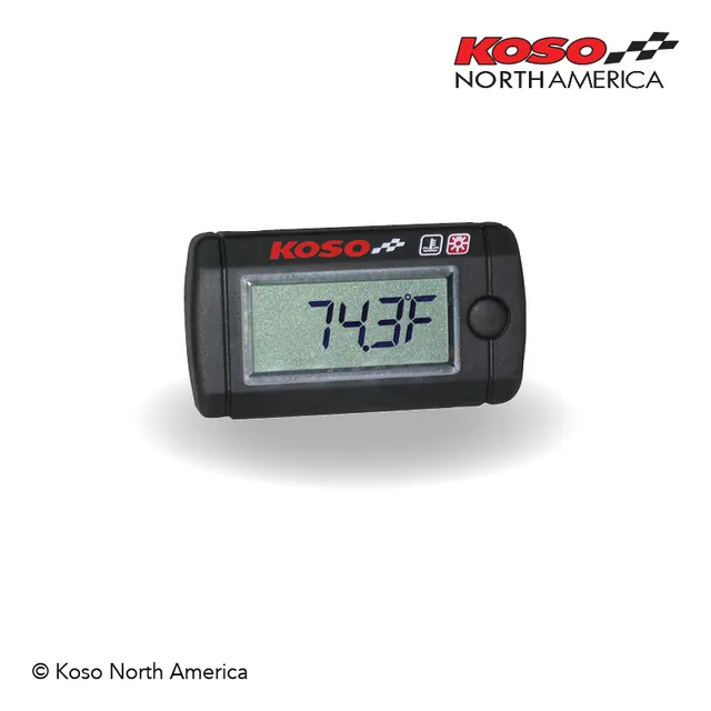 Koso Mini Style termometro LCD 0-200°C sonda 1/8
