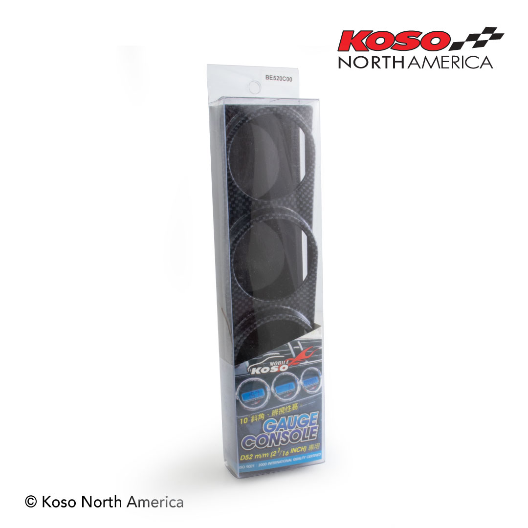 Koso Console Carbon Look supporto 2 pollici carbonio