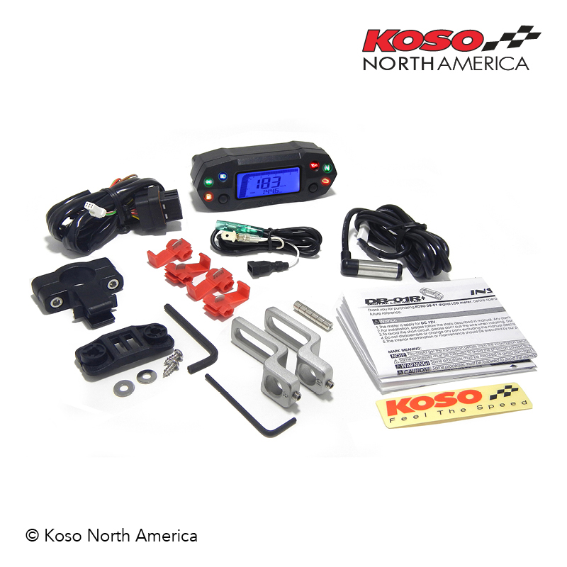 Koso DB-01R+ contachilometri multifunzione LCD 3 colori