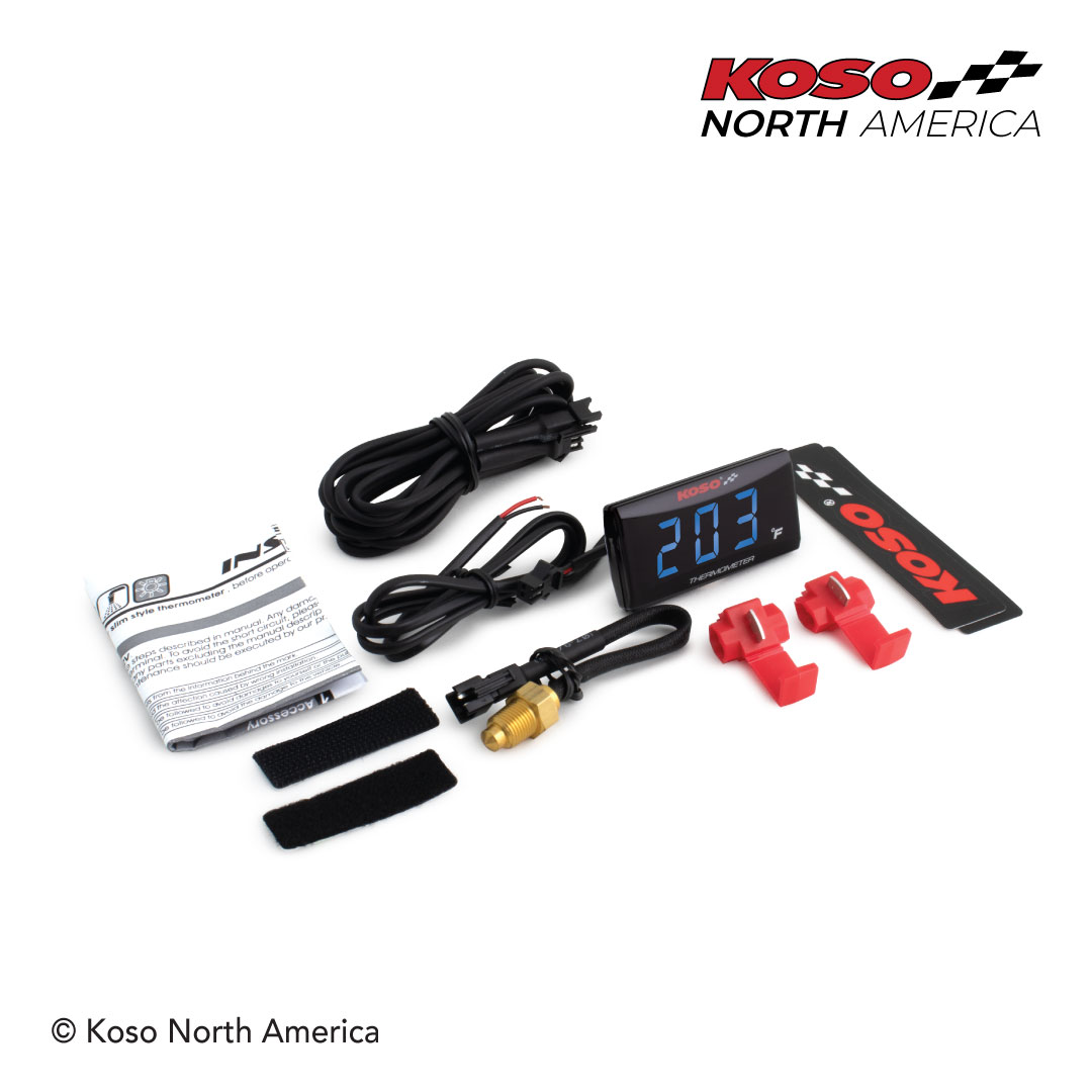 Koso Super Slim Style termometro Fahrenheit blu