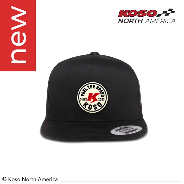 Koso Feel The Speed cappellino trucker nero