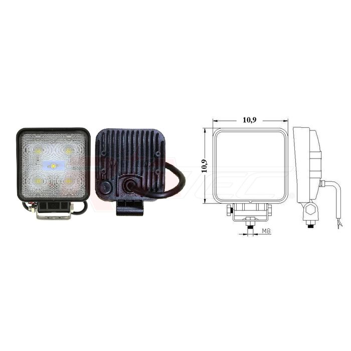 Riatec MOD2515 faretti a LED moto