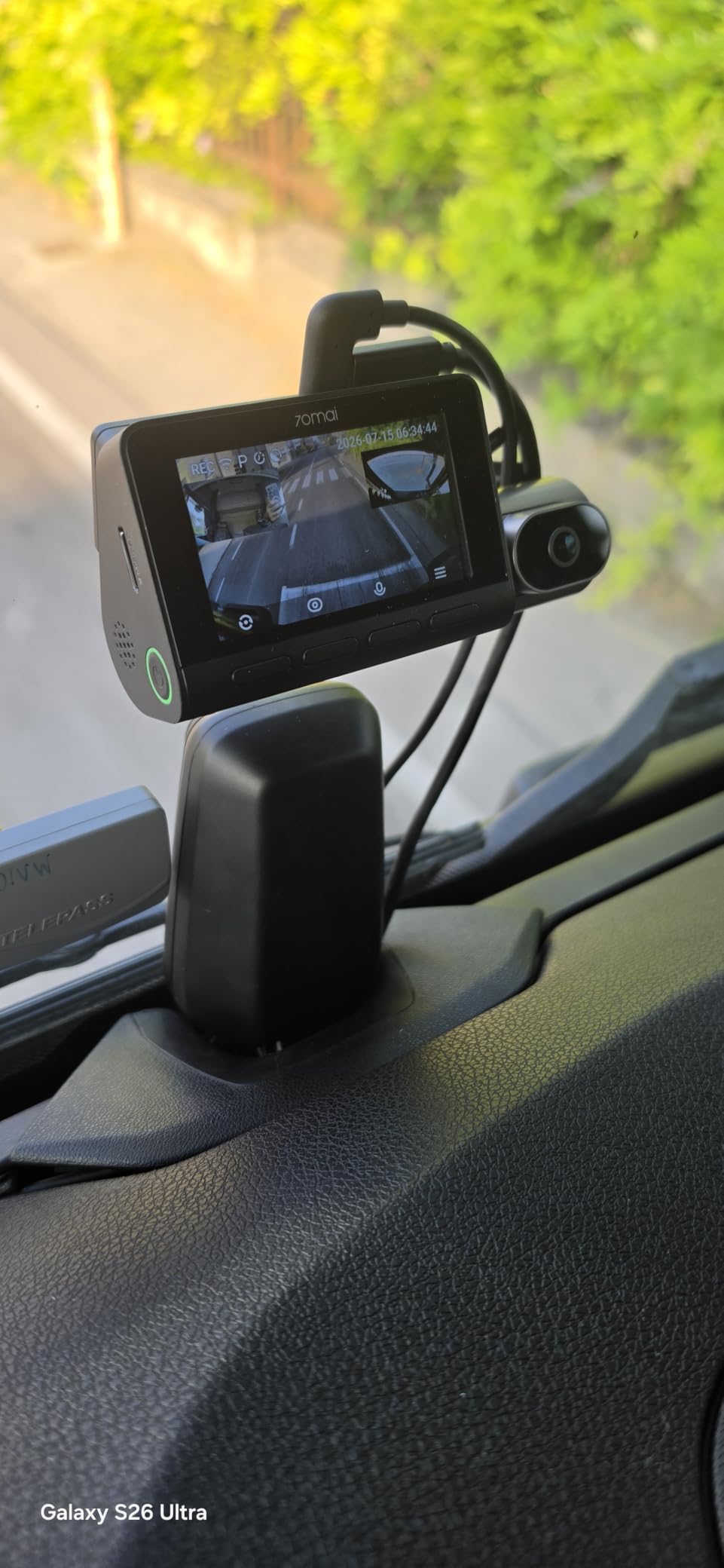 70mai T800 dash cam auto 3 canali 4K 128GB HDR