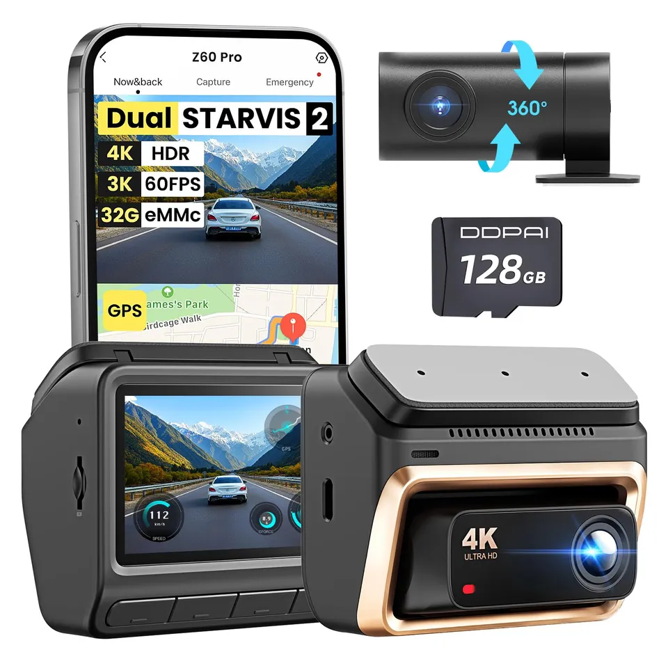DDPAI Serie Z Z60 Pro dash cam 4K SD 128GB