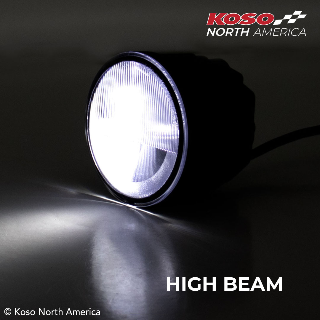 Koso Storm faro LED anteriore doppia funzione universale