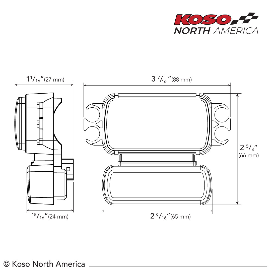 Koso D2 strumento multifunzione Harley Baggers 2014-2023