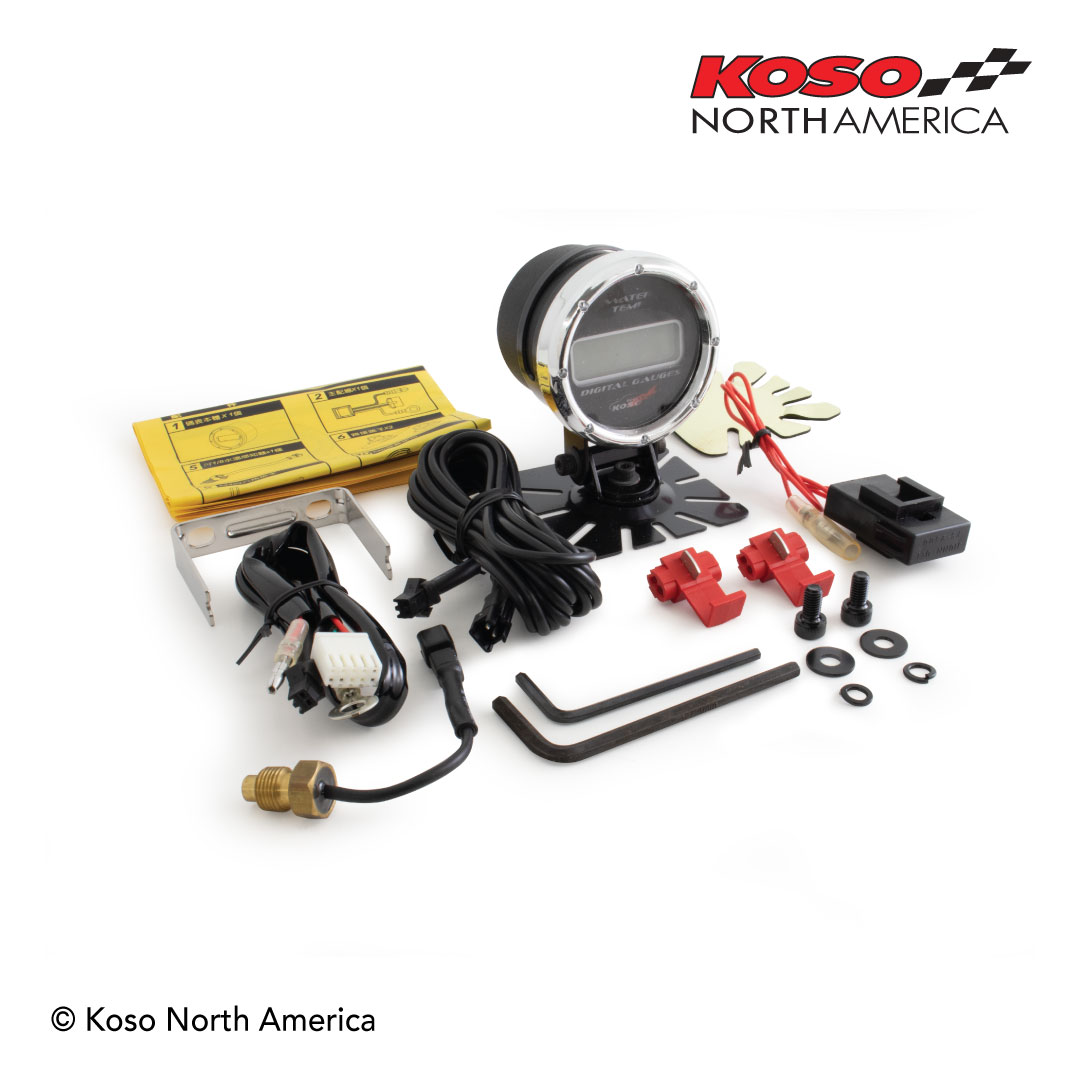 Koso termometro acqua auto digitale universale