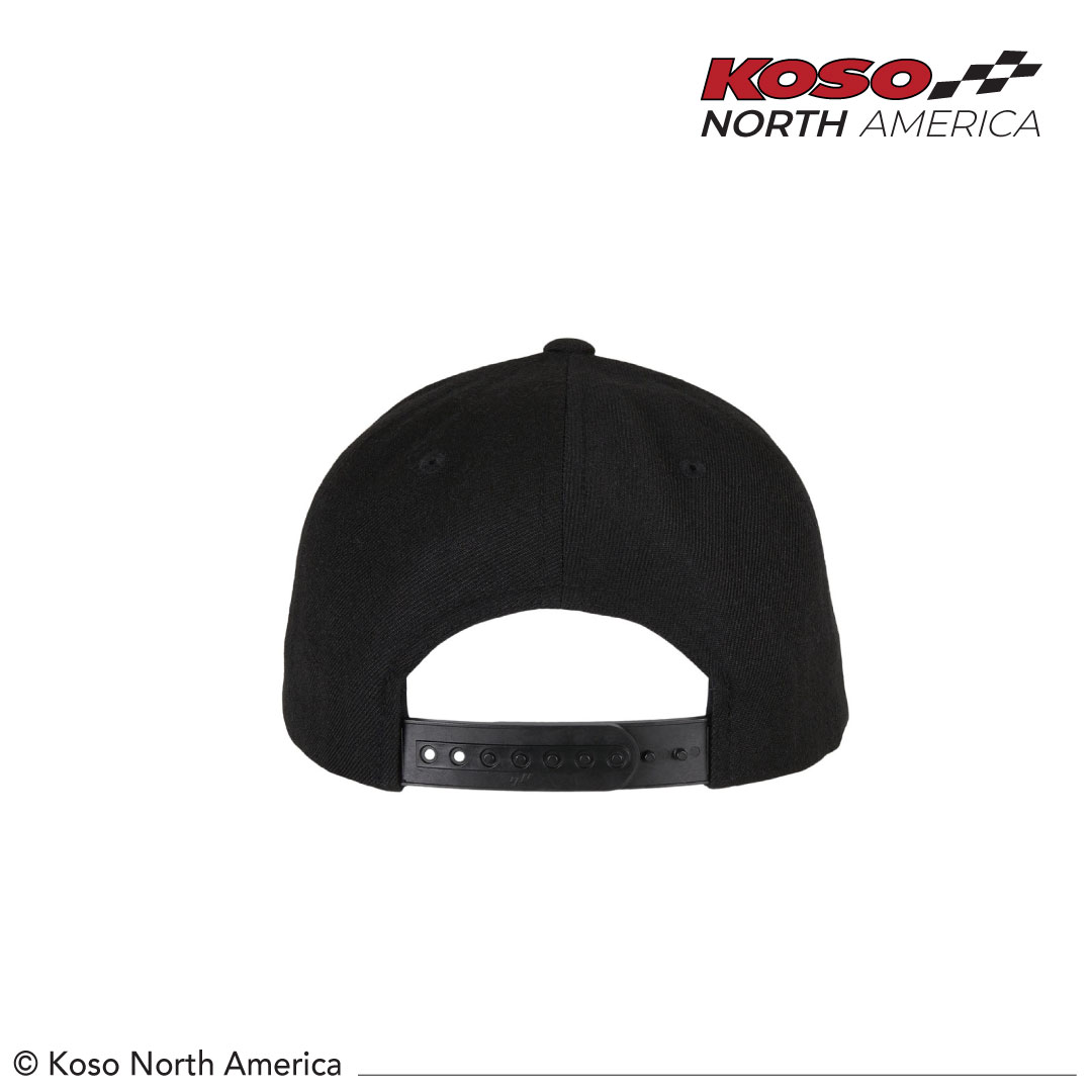 Koso YP Classic Feel The Speed cappellino snapback nero vintage