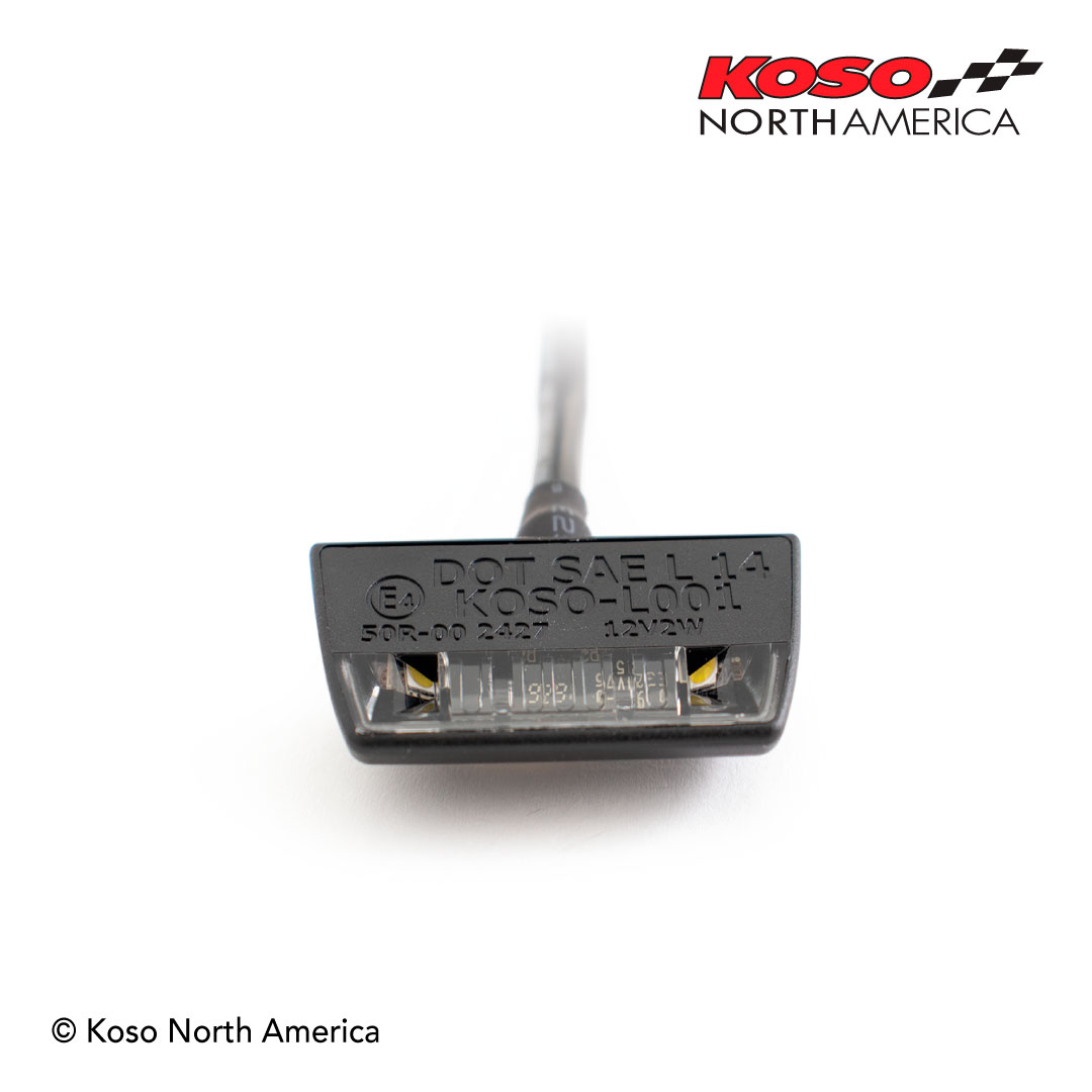Koso Blade luce targa LED 12V compatta