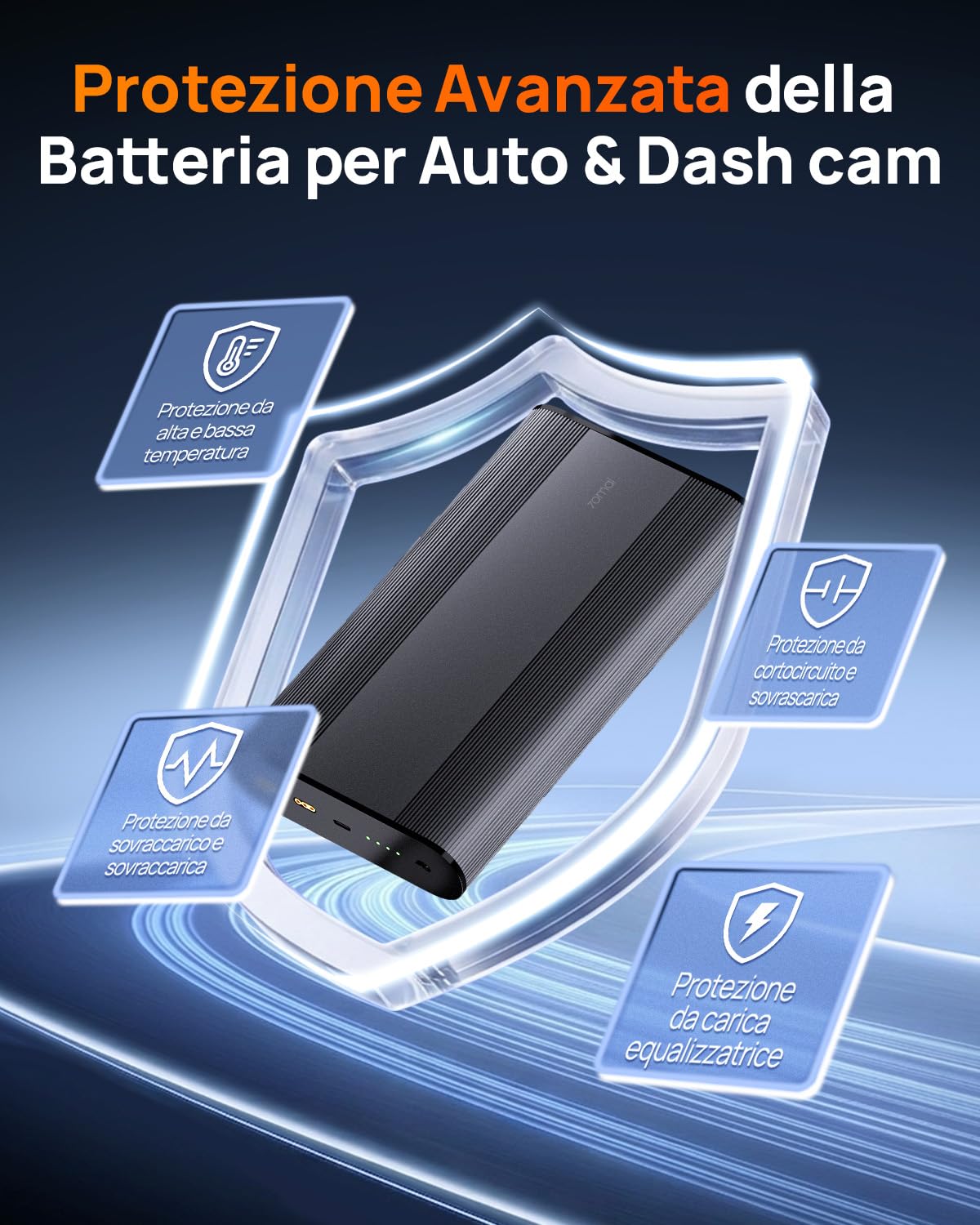 70mai BL96NNX batteria dash cam 96Wh LiFePO4