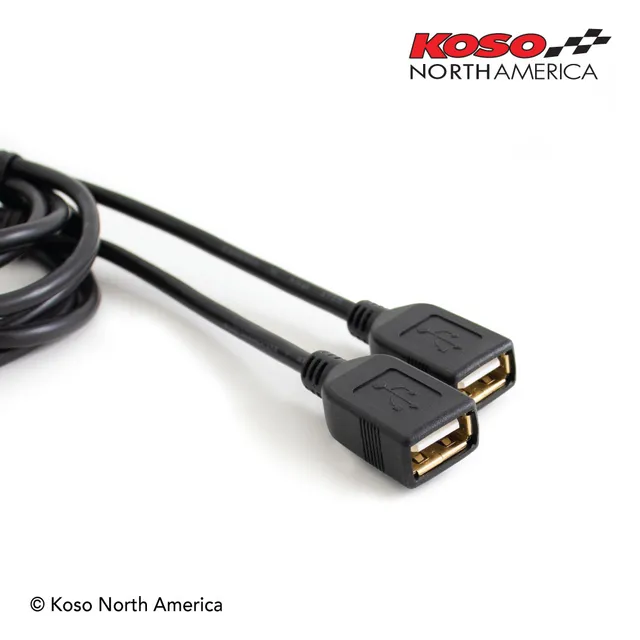Koso Quick Charge adattatore doppia USB per moto