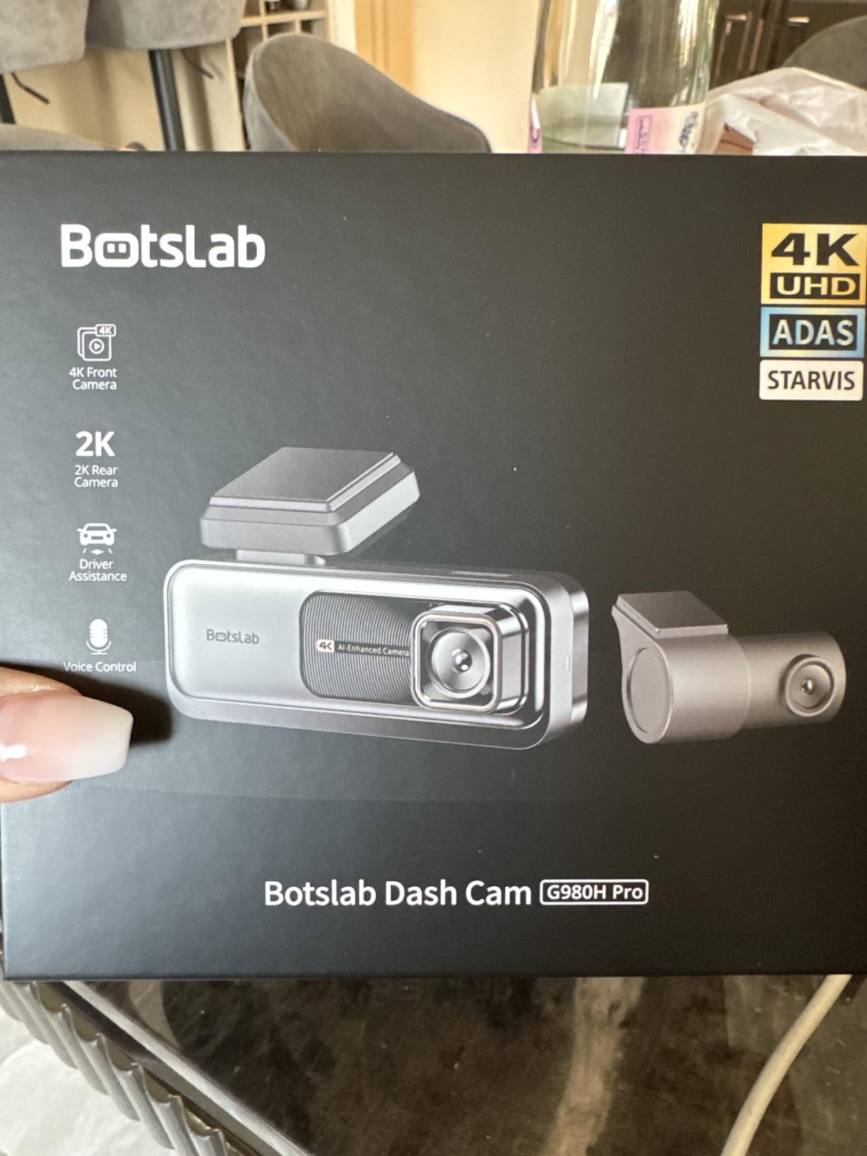 BOTSLAB 4K Dash Cam Auto Anteriore Posteriore 64GB