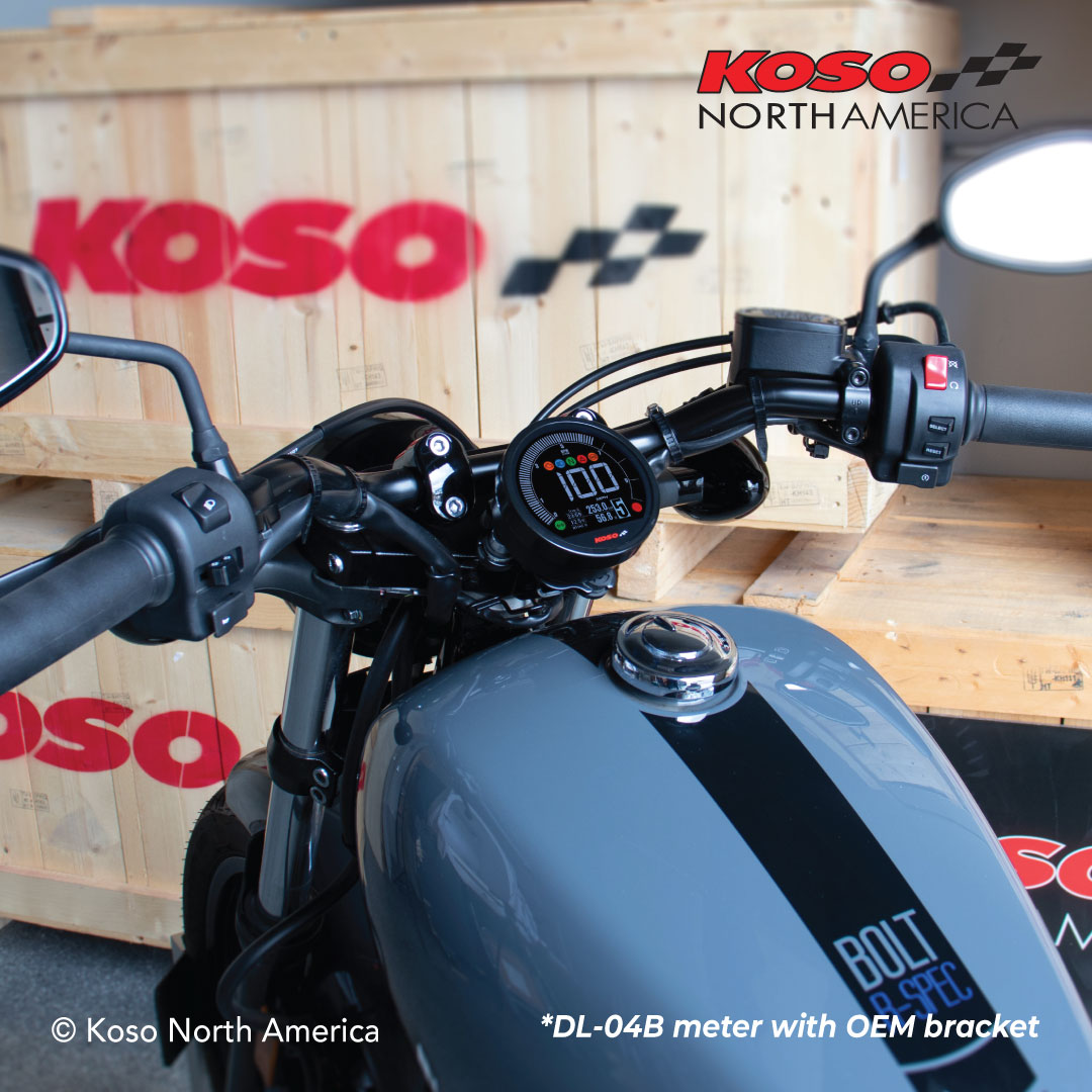 Koso DL-04B Contachilometri Yamaha Bolt 2014+