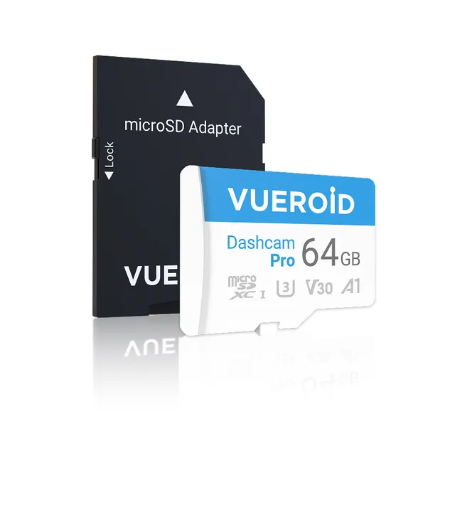 Vueroid scheda SD 64GB memory card dashcam
