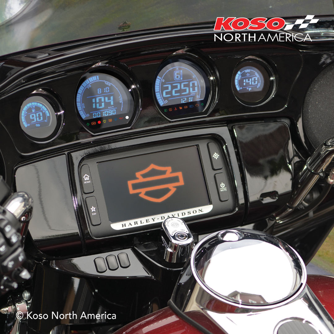 Koso HD-03 kit 4 strumenti LCD Harley 2014-2023