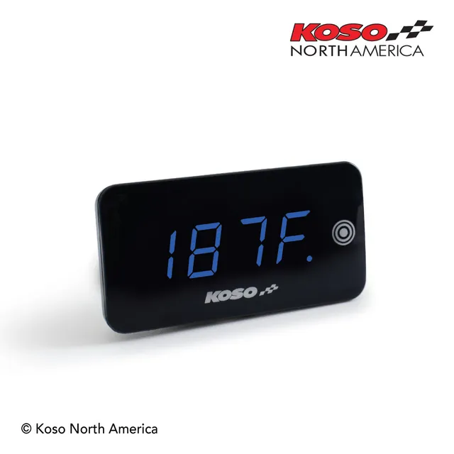 Koso Super Slim Touch voltmetro termometro touch blu