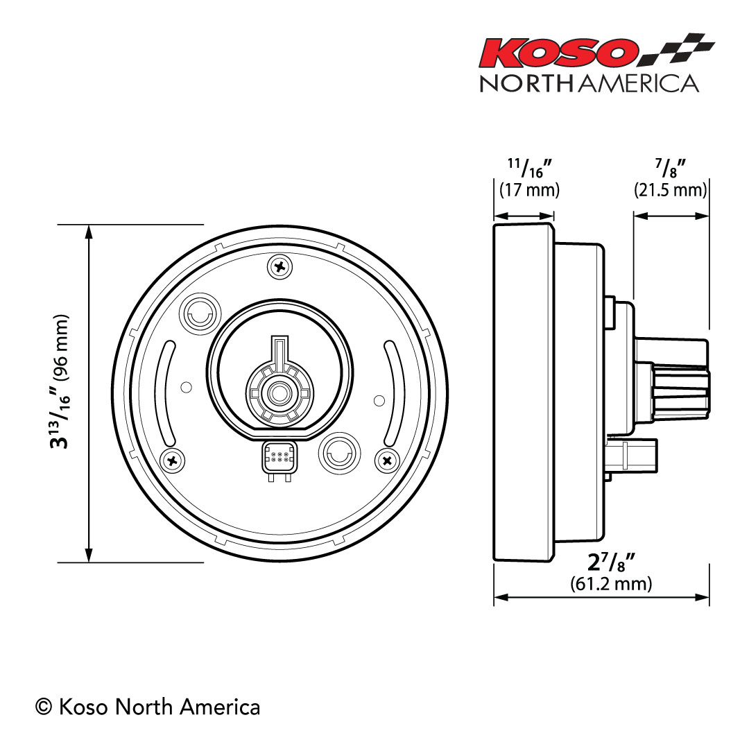 Koso DL-04 contachilometri multifunzione BMW R nineT
