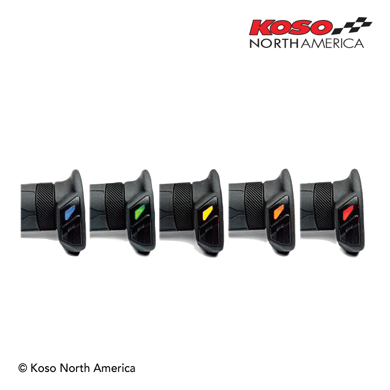 Koso Apollo manopole riscaldate 130 mm 5 livelli
