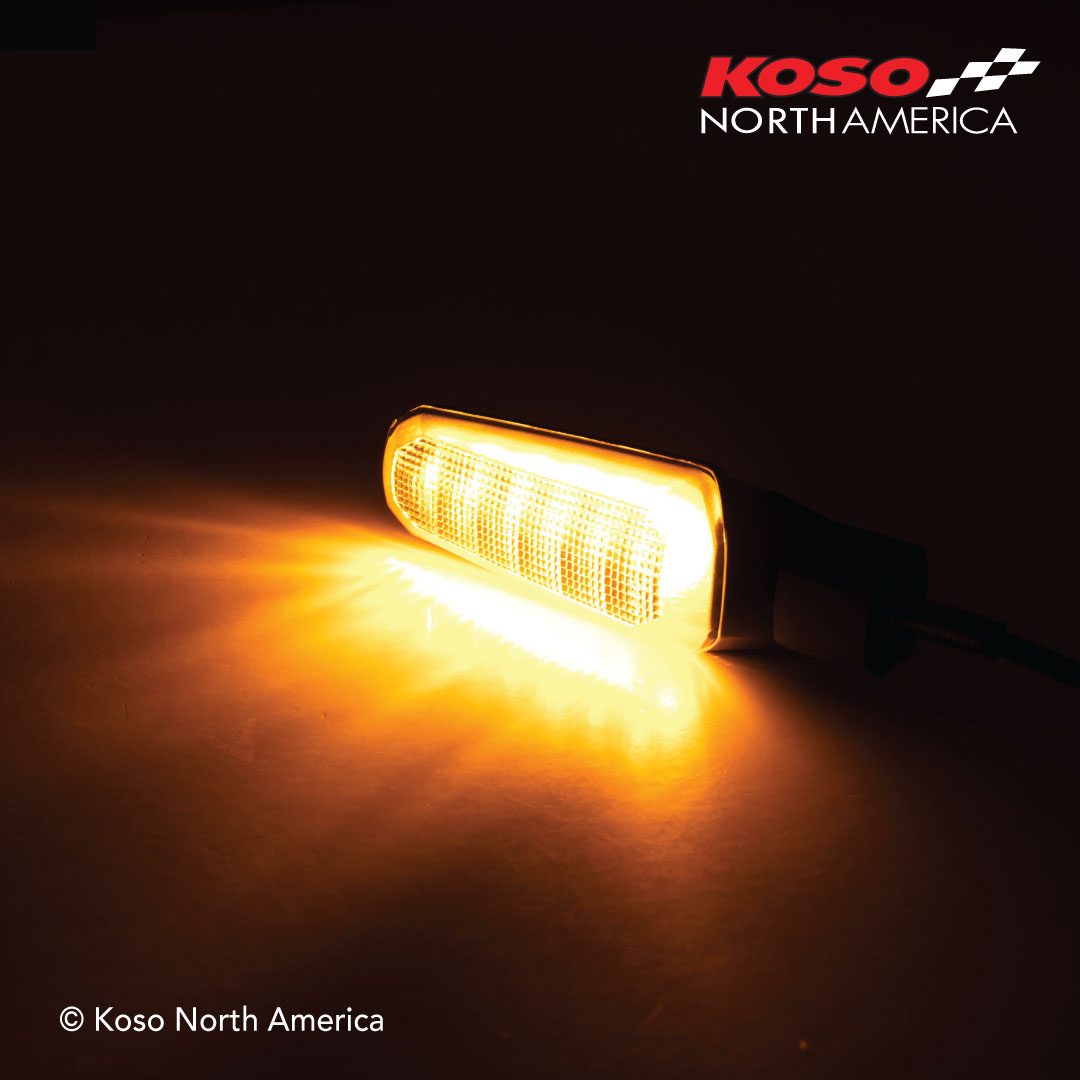 Koso Z5 frecce LED ambra lente fumé coppia