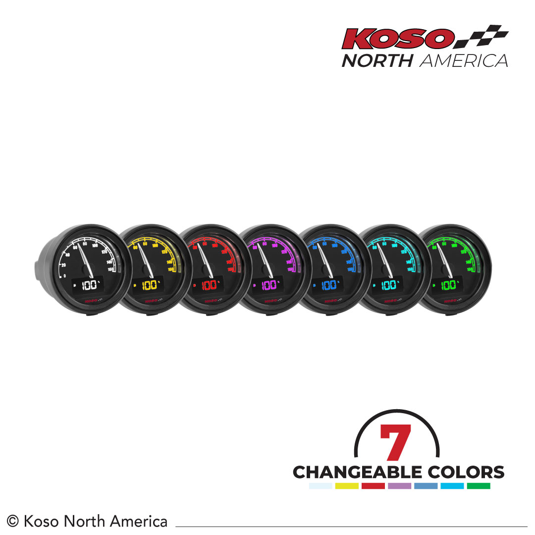 Koso TNT-05S D48 contachilometri Harley-Davidson LCD 7 colori