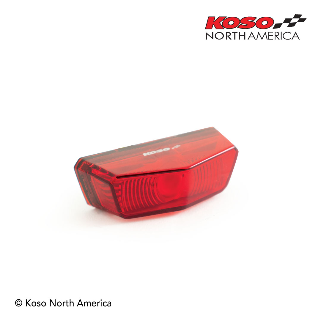 Koso Nano fanale posteriore LED lente rossa ultracompatto