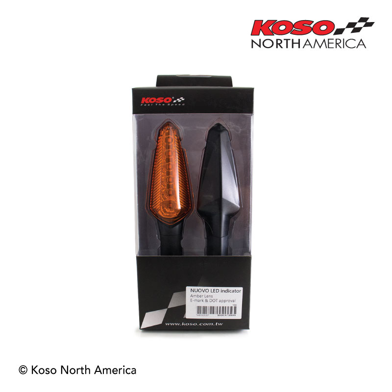Koso Nuovo frecce LED ambra coppia omologate