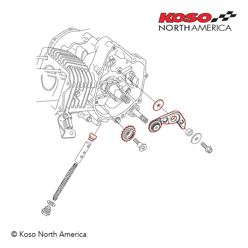 Koso Tenditore Catena Distribuzione Honda Grom Monkey
