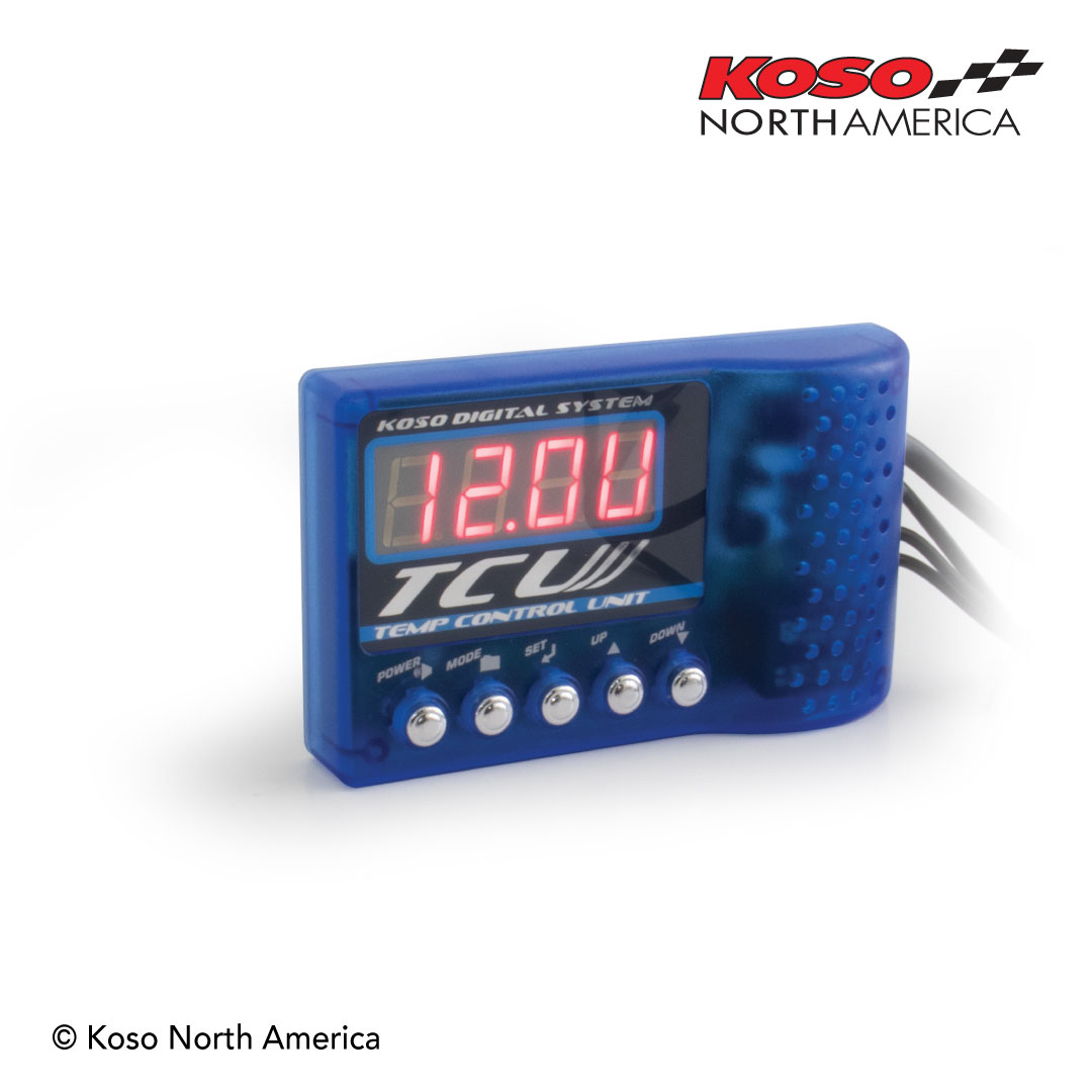 Koso centralina temperatura auto Celsius voltmetro