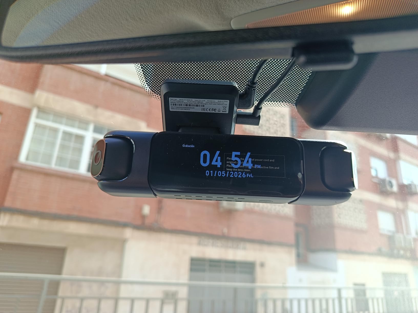 Botslab Dash Cam auto 4 canali 3K 360° con 128GB