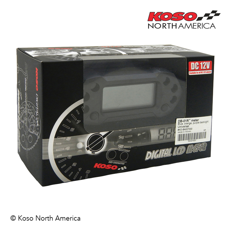 Koso DB-01R+ contachilometri multifunzione LCD 3 colori