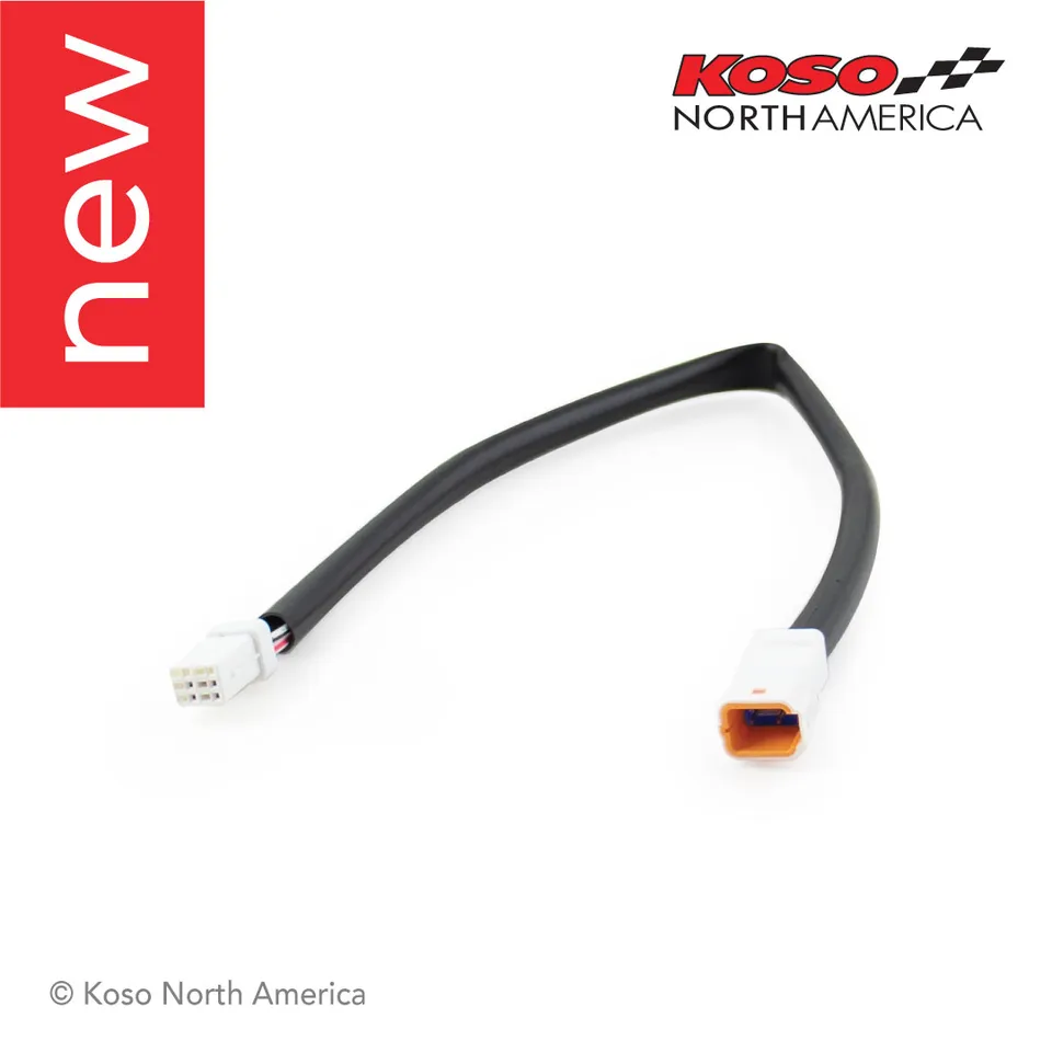 Koso D2 prolunga cavo 12" per strumenti Harley