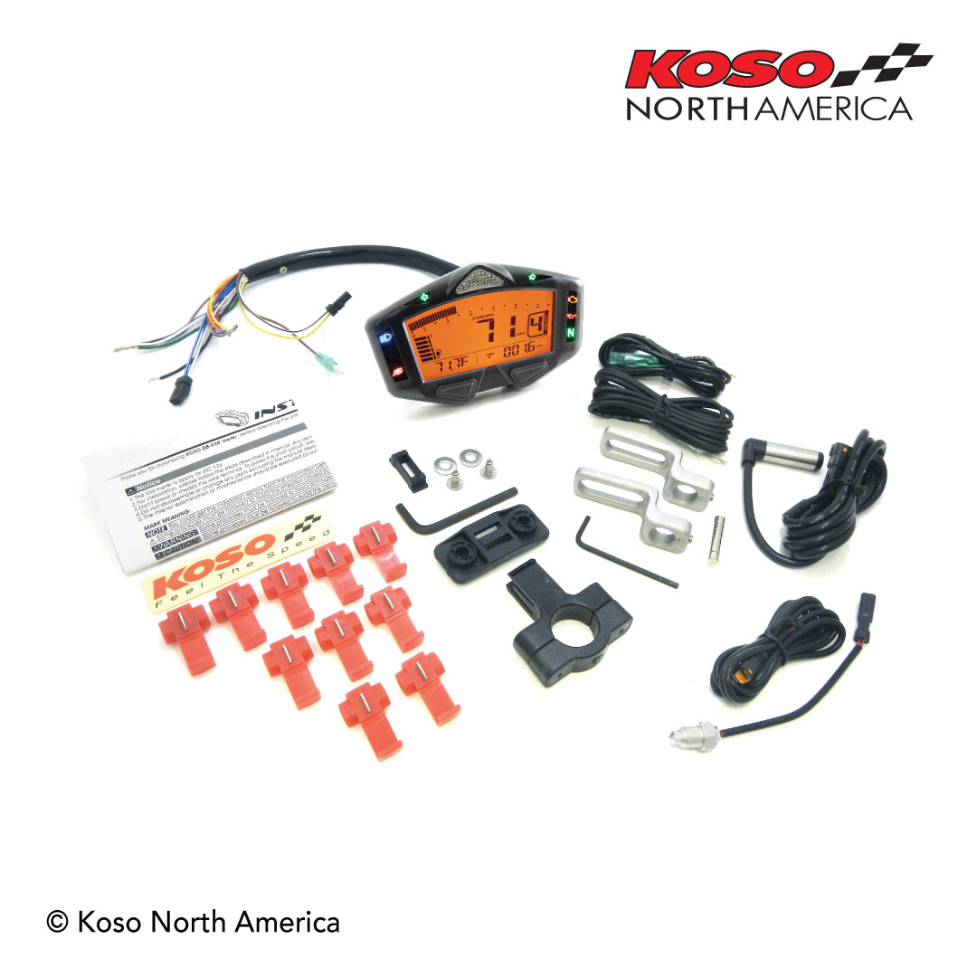 Koso DB-03R contachilometri multifunzione contagiri 3 scale