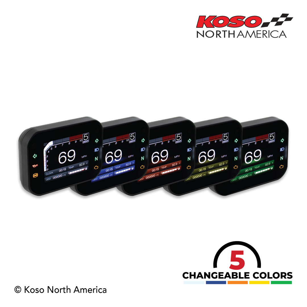 Koso RX-3S quadro strumenti TFT universale