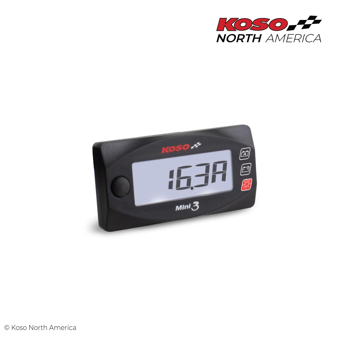 Koso Mini 3 voltmetro amperometro digitale 12V