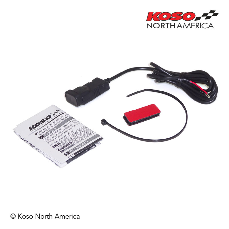 Koso USB Port Single presa USB moto universale 12V