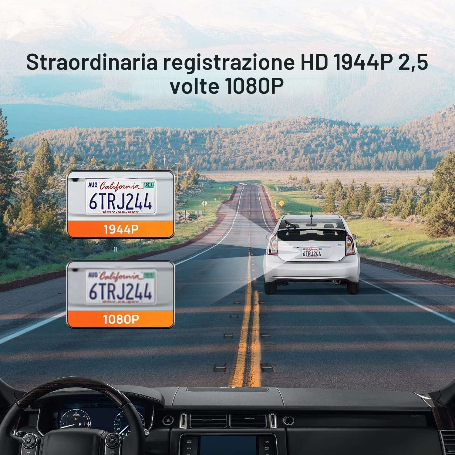 70mai A500S Pro Plus+ dash cam auto 1944P con GPS