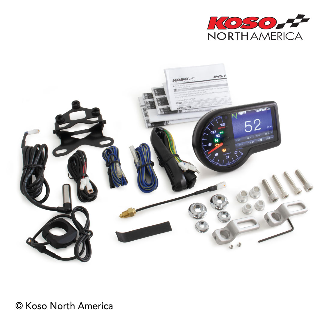 Koso RX-3 contachilometri multifunzione TFT universale