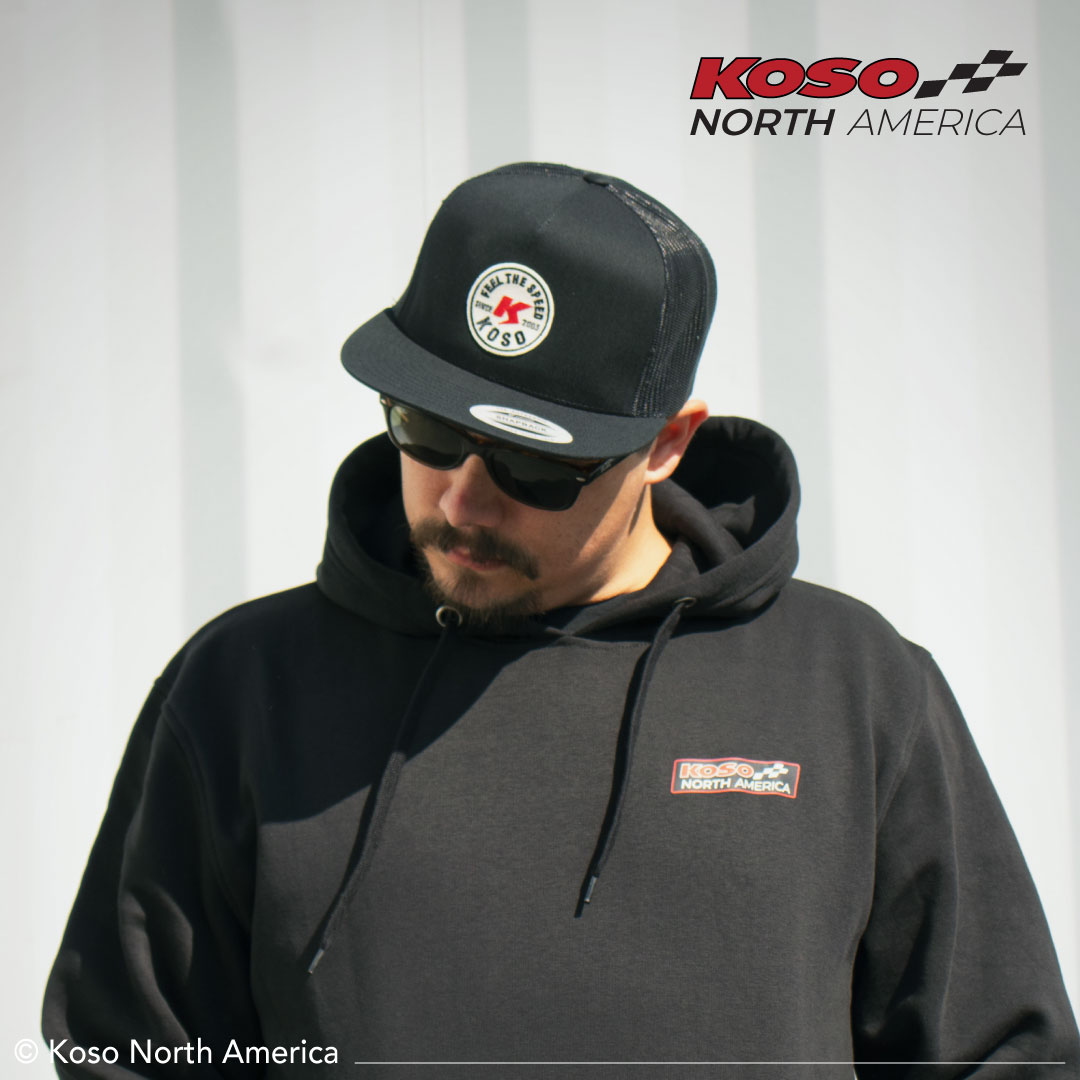Koso Feel The Speed cappellino trucker nero