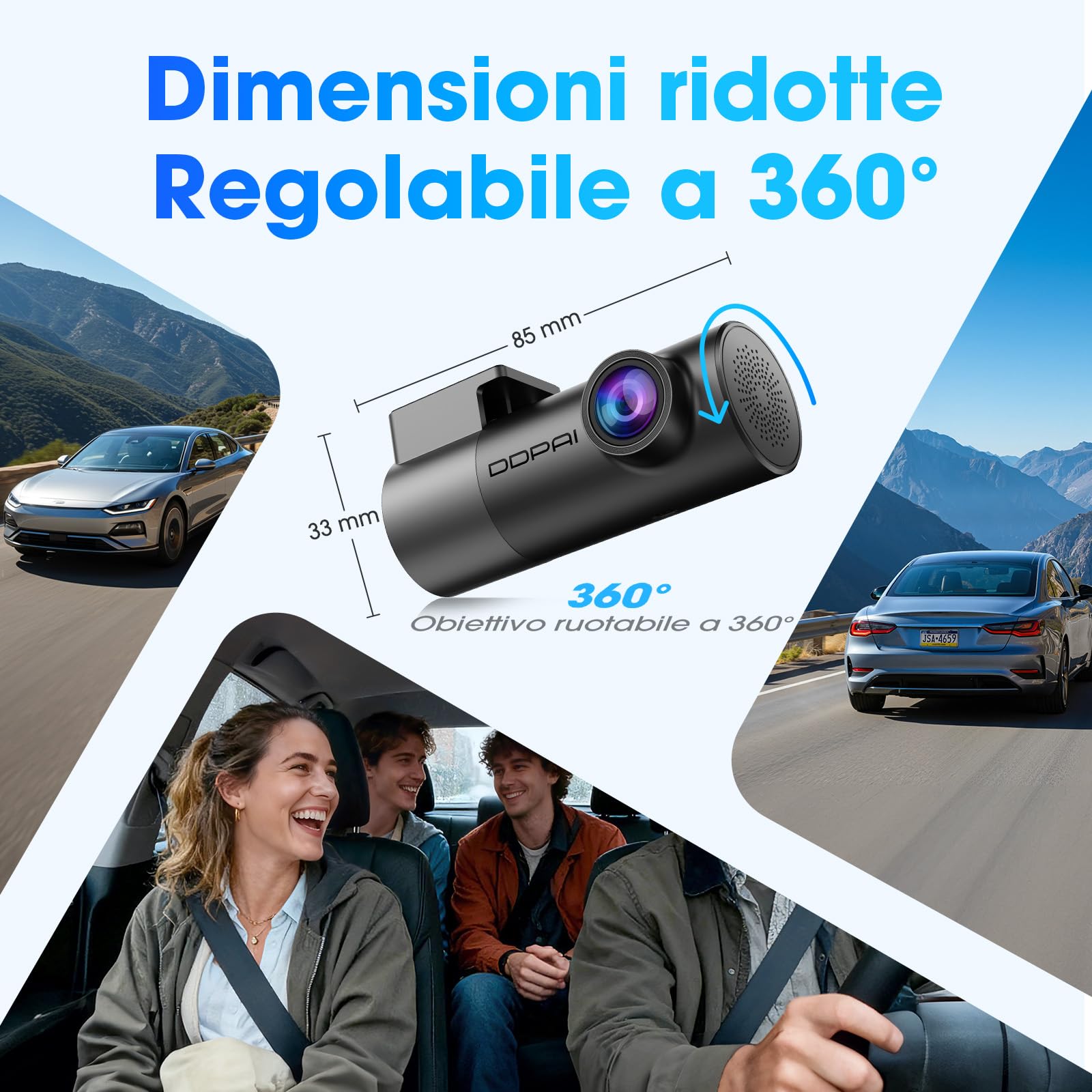 DDPAI Serie Mini Mini Pro dash cam 4K SD 64GB