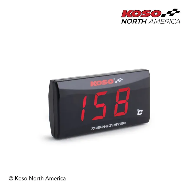 Koso Super Slim termometro Celsius digitale rosso superslim