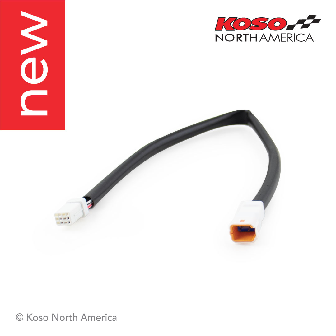 Koso D2 prolunga cavo 12" per strumenti Harley